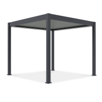 Bioklimatyczna pergola z ruchomymi lamelami ELEGANCE AUTOMATIC 3x3 Anthracite/Light Grey - Gutroof