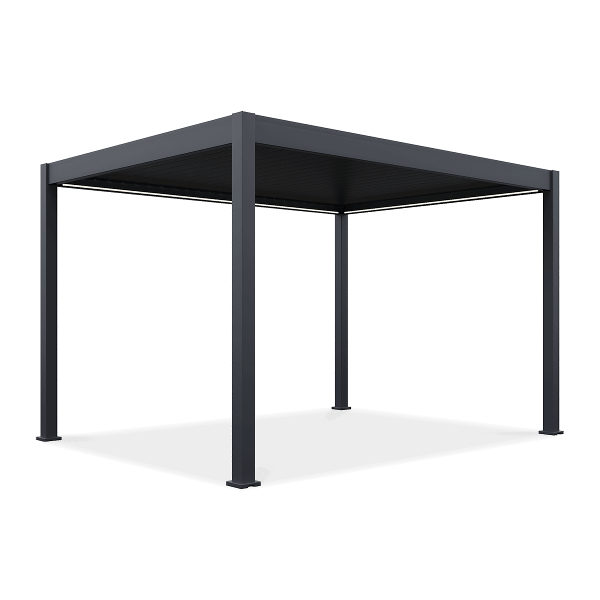 Pergola automatyczna ELEGANCE AUTOMATIC 3x4 z oświetleniem LED Anthracite - Gutroof