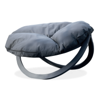 Fotel ogrodowy z drewna Tiga Czillo grafitowy - TIMBER