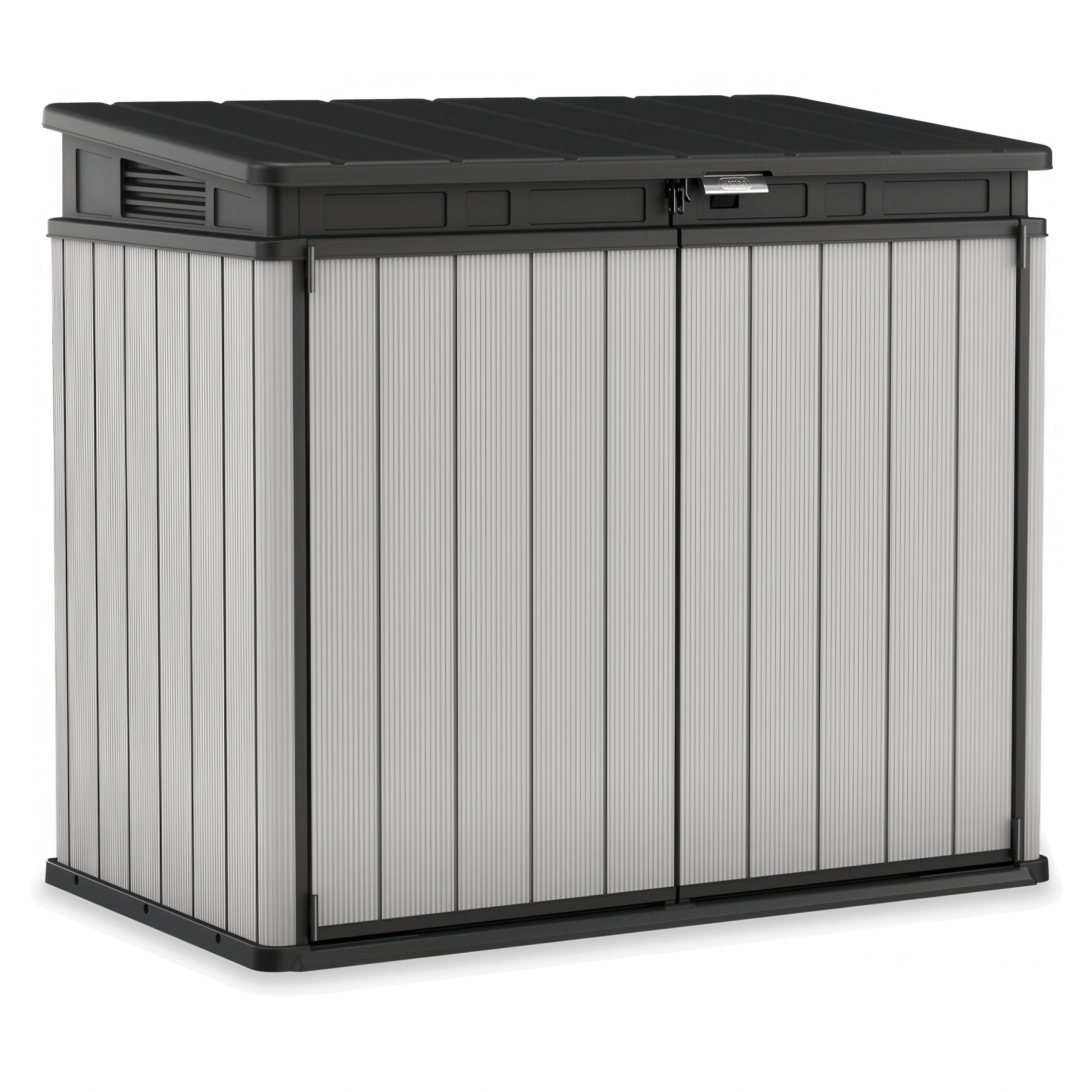Schowek ogrodowy PREMIER XL w szarym kolorze