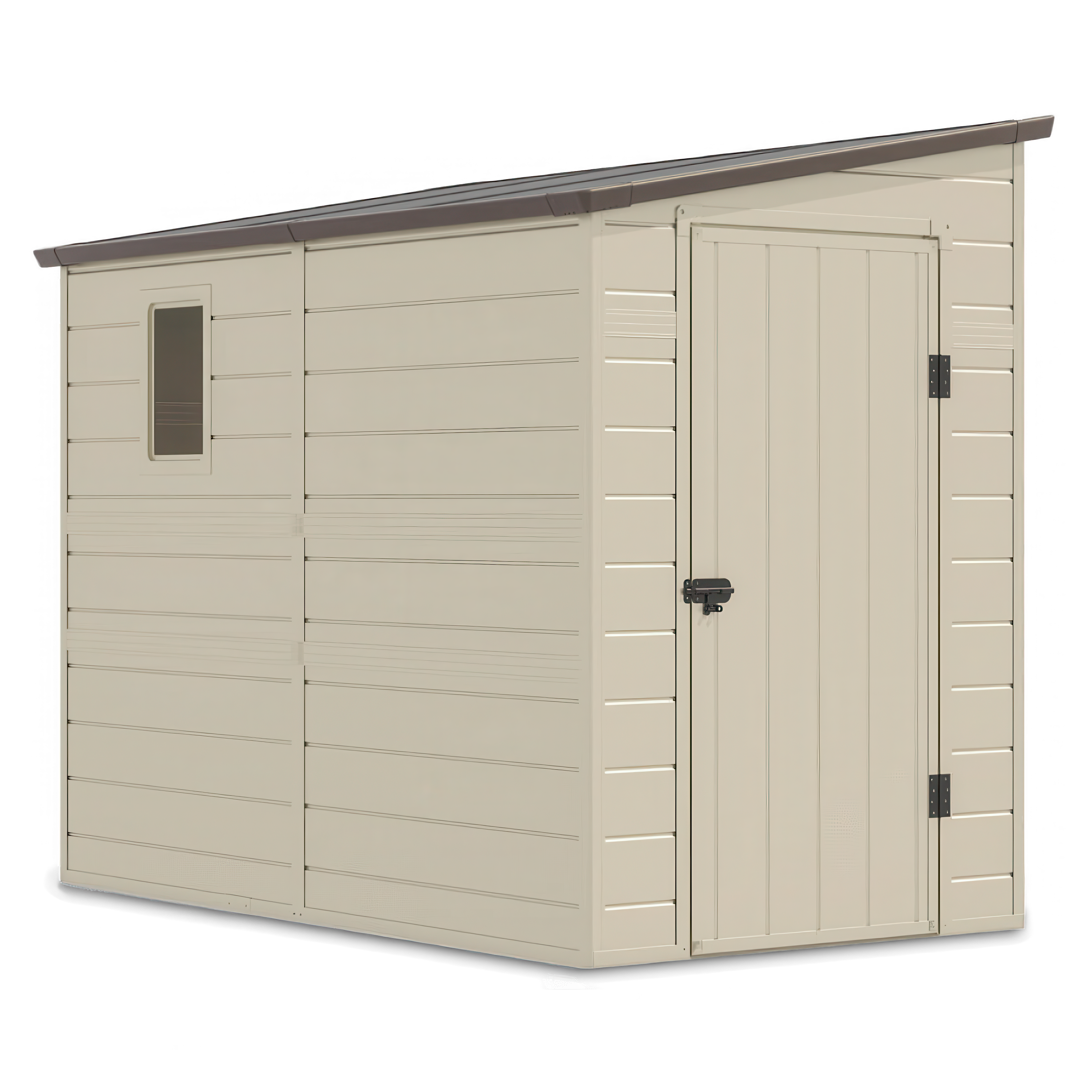 Domek ogrodowy BOSTON 143x248cm w beżowym kolorze od firmy Hardmaister