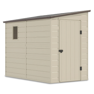 Domek ogrodowy BOSTON 143x248cm w beżowym kolorze od firmy Hardmaister