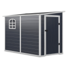 Domek ogrodowy BOSTON 143x248cm w ciemno-szarym kolorze od firmy Hardmaister