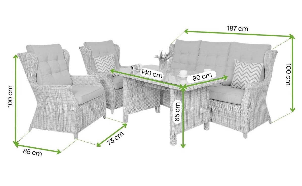 Wymiary - trivento dining 3