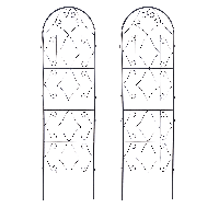 2x Podpórka do roślin 190x55 cm - wzór geometryczny - Cultivo