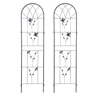 Zestaw dwóch podpórek do roślin 190x55 cm - wzór ptaków - Cultivo