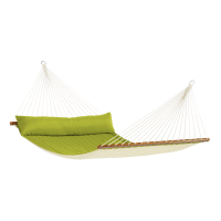 Hamak dwuosobowy z drążkiem ALABAMA Avocado - La Siesta