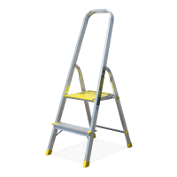 Drabina aluminiowa, dwustopniowa BS-DA2, 120kg - Bayersystem