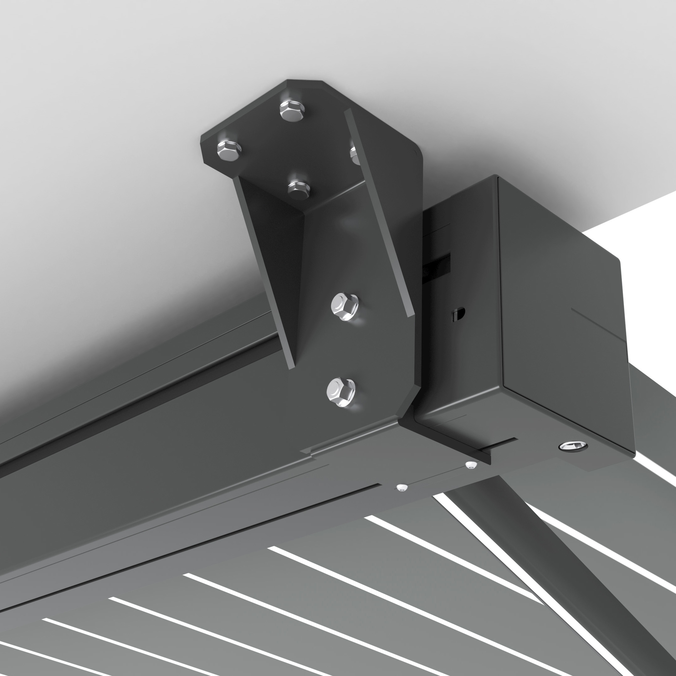 Uchwyt sufitowy do markizy PRIME Dark Grey - Gutroof