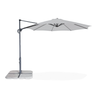Parasol przeciwsłoneczny do ogrodu Doppler RAVENNA Smart 300 Light Grey