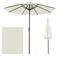 Parasol z masztem centralnym SAMOS 3m Beige - Focus Garden