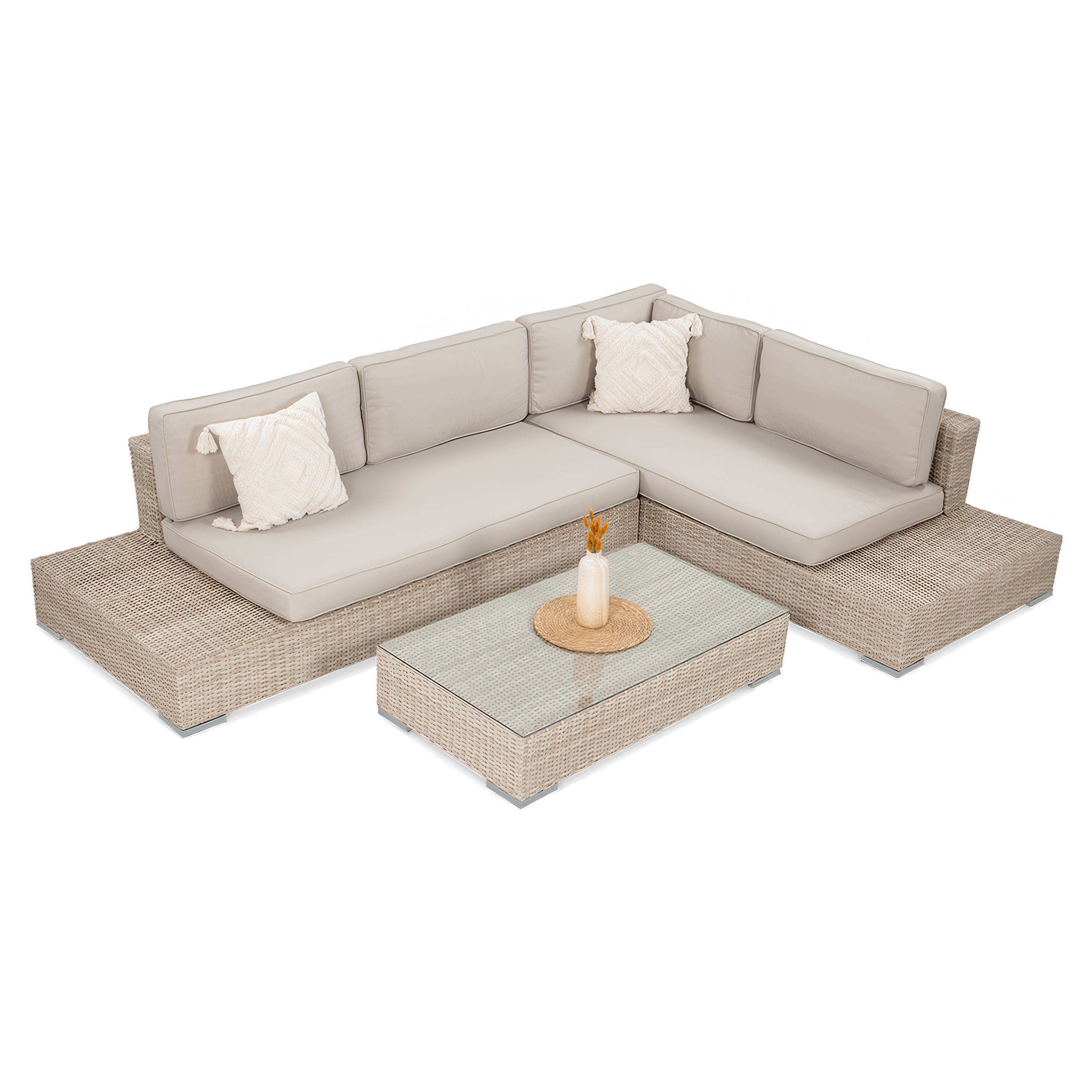 Narożnik z technorattanu VERONA Beige