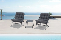 Zestaw ogrodowy CASPER 2+1 Dark Grey - Focus Garden