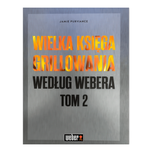 wielka księga grillowania książka w srebrnej okładce