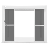 Drzwi przesuwane z poliwęglanu do pergoli PREMIUM 4m white - GUTROOF