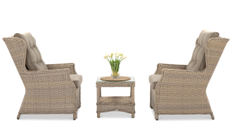 Widok boczny zestaw TRIVENTO DUO Beige