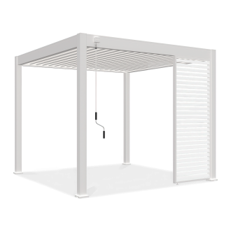 Panel żaluzjowy poziomy do pergoli ELEGANCE/DELUXE/FUSION 1 m White - Gutroof