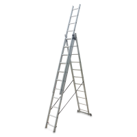 Wielofunkcyjna drabina aluminiowa Solid Maxi 3x11 - Hardmaister