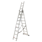 Wielofunkcyjna drabina aluminiowa Solid Regular, 3x9