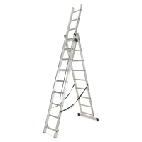 Wielofunkcyjna drabina aluminiowa Solid Regular, 3x9