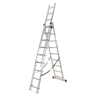 Wielofunkcyjna drabina aluminiowa Solid Regular, 3x9