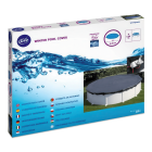 okrągła zimowa pokrywa basenowa czarna