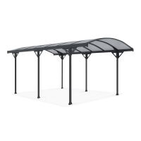Wolnostojąca wiata garażowa NEVADA 3x5,1m Cold Grey