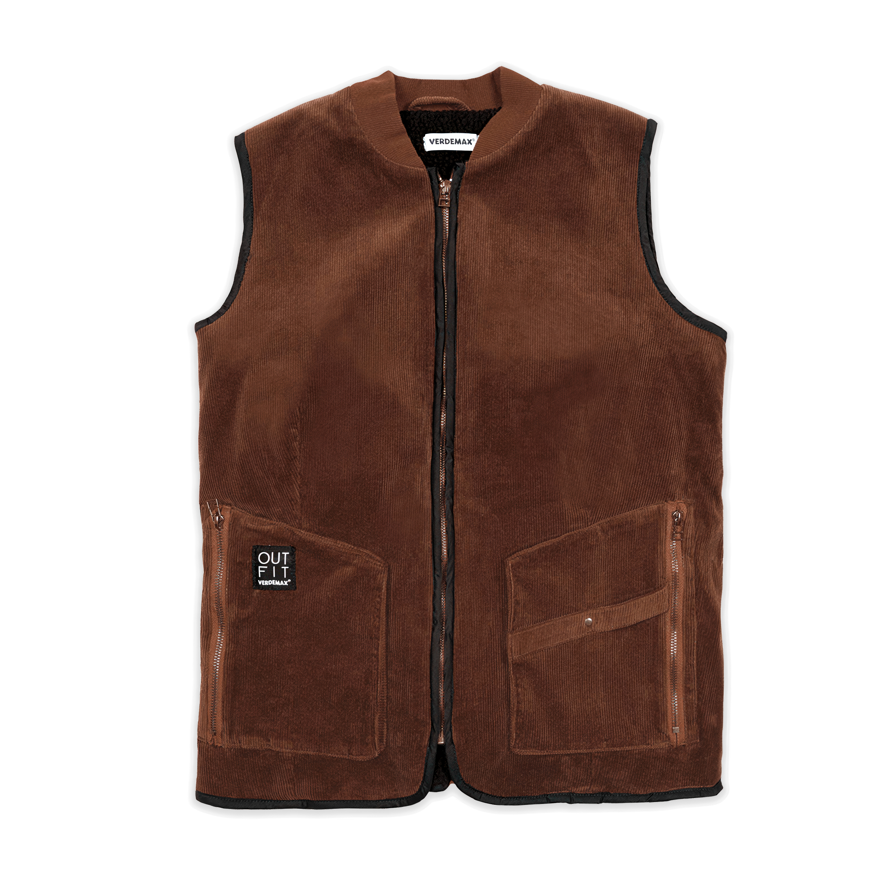 Kamizelka jesienna damska QUERCIA Aztec, sztruks M - Verdemax