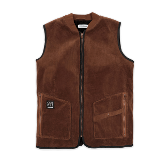 Kamizelka jesienna damska QUERCIA Aztec, sztruks M - Verdemax