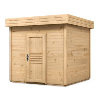 Domek ogrodowy MALWA 270x270cm - Megiw