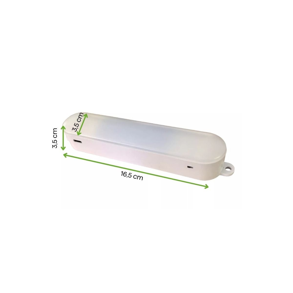 Wymiary - Lampa LED na magnes z czujnikiem ruchu - Hardmaister