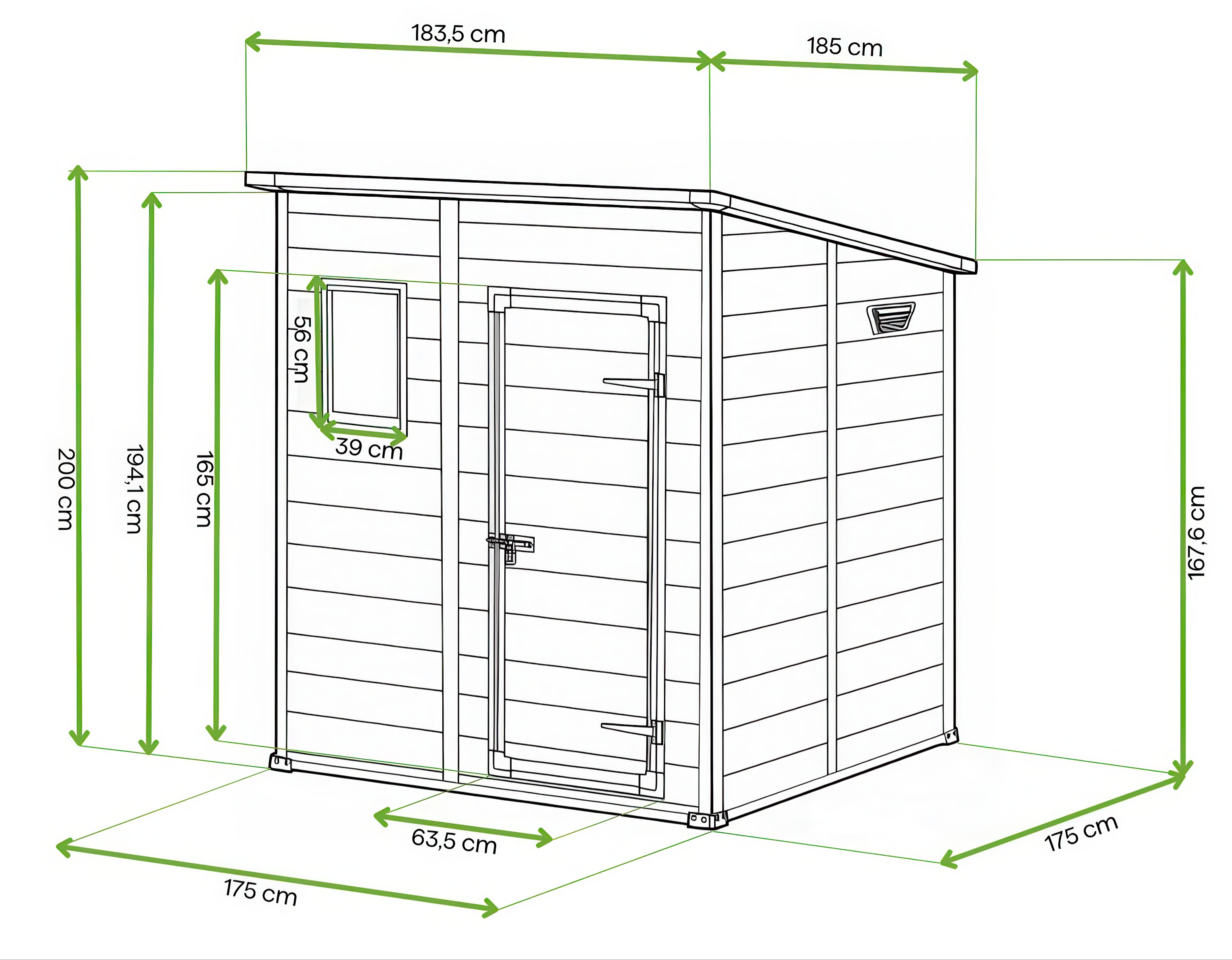 Wymiary Manor Pent