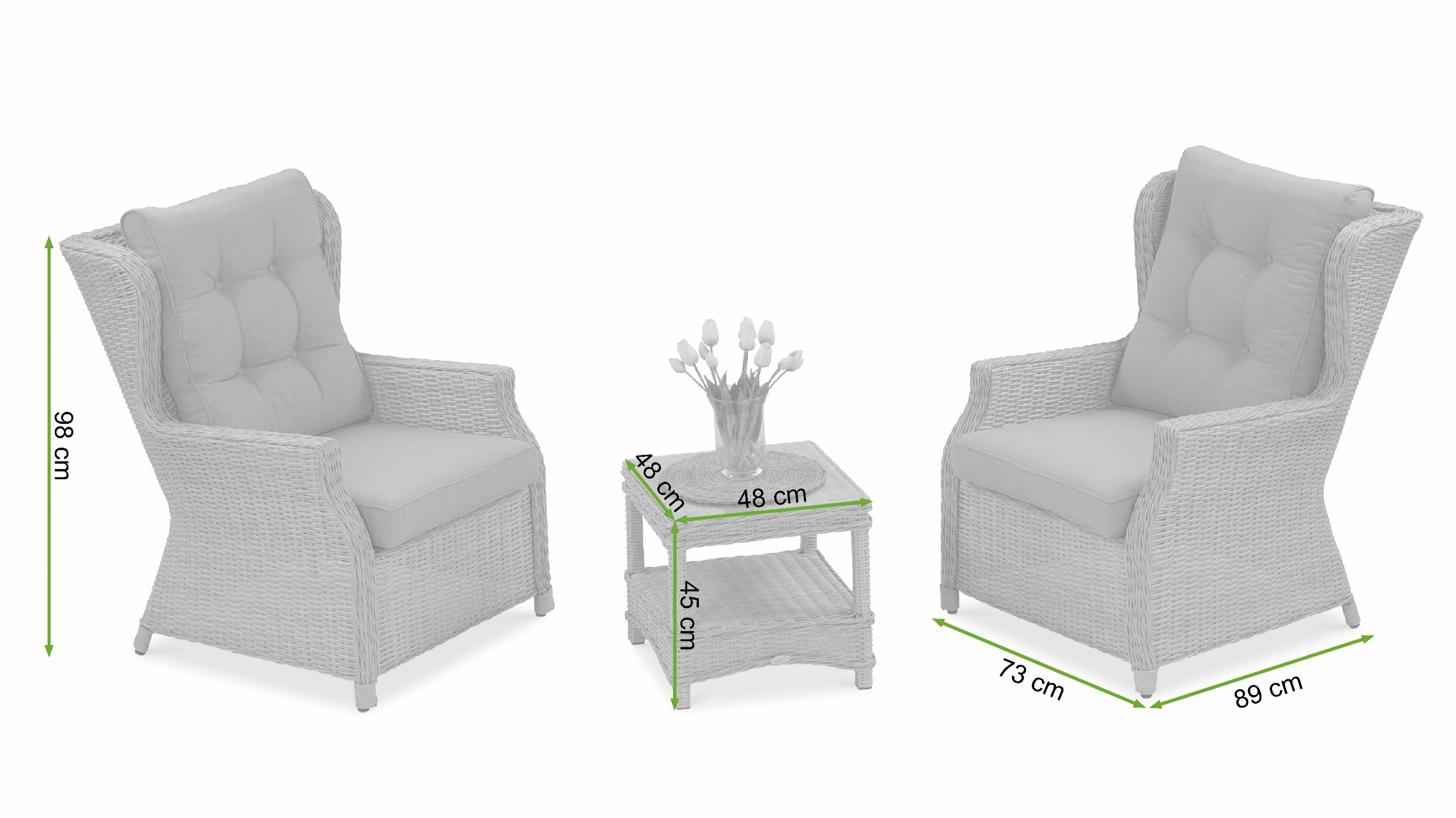 Wymiary TRIVENTO DUO Beige