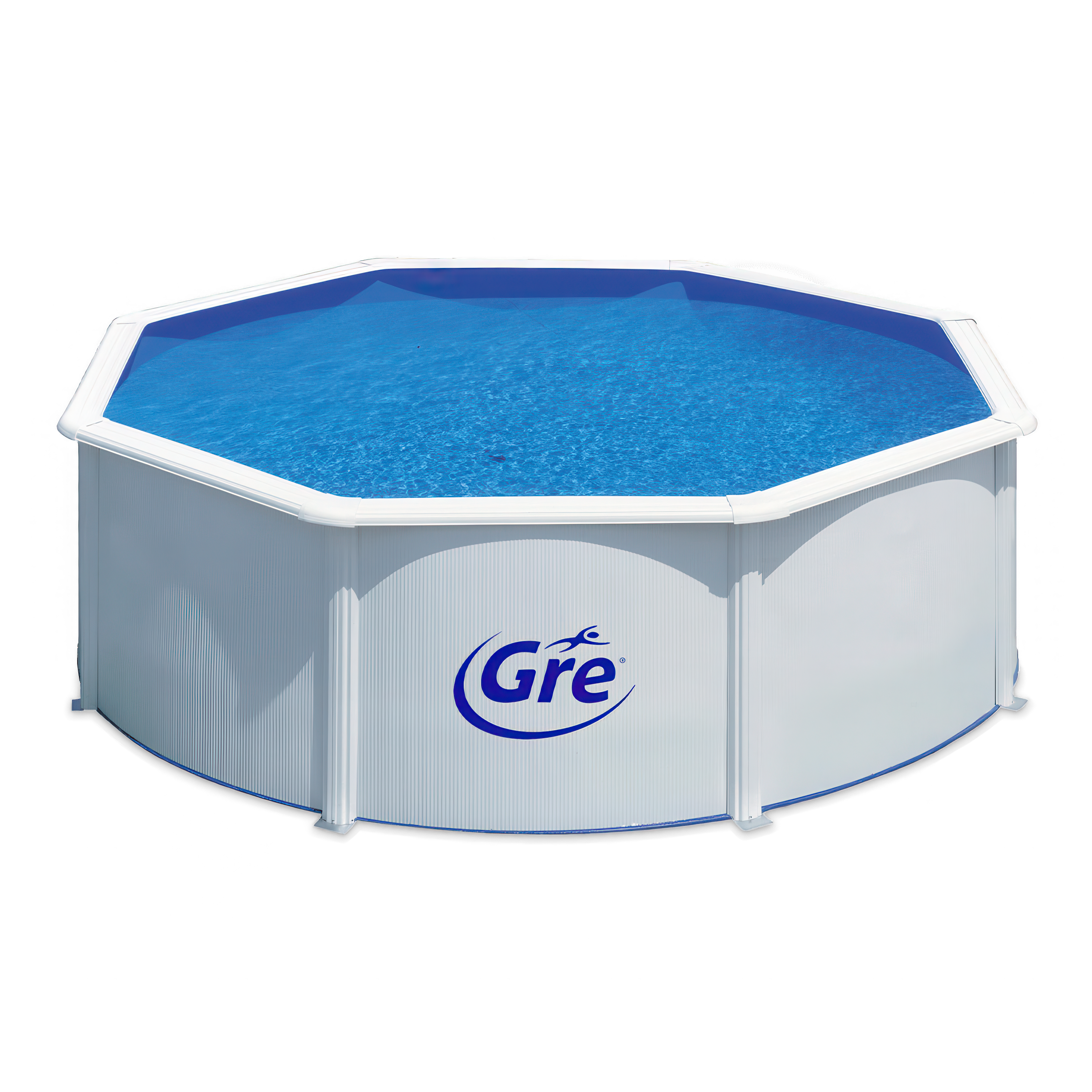 biały basen stelażowy całoroczny