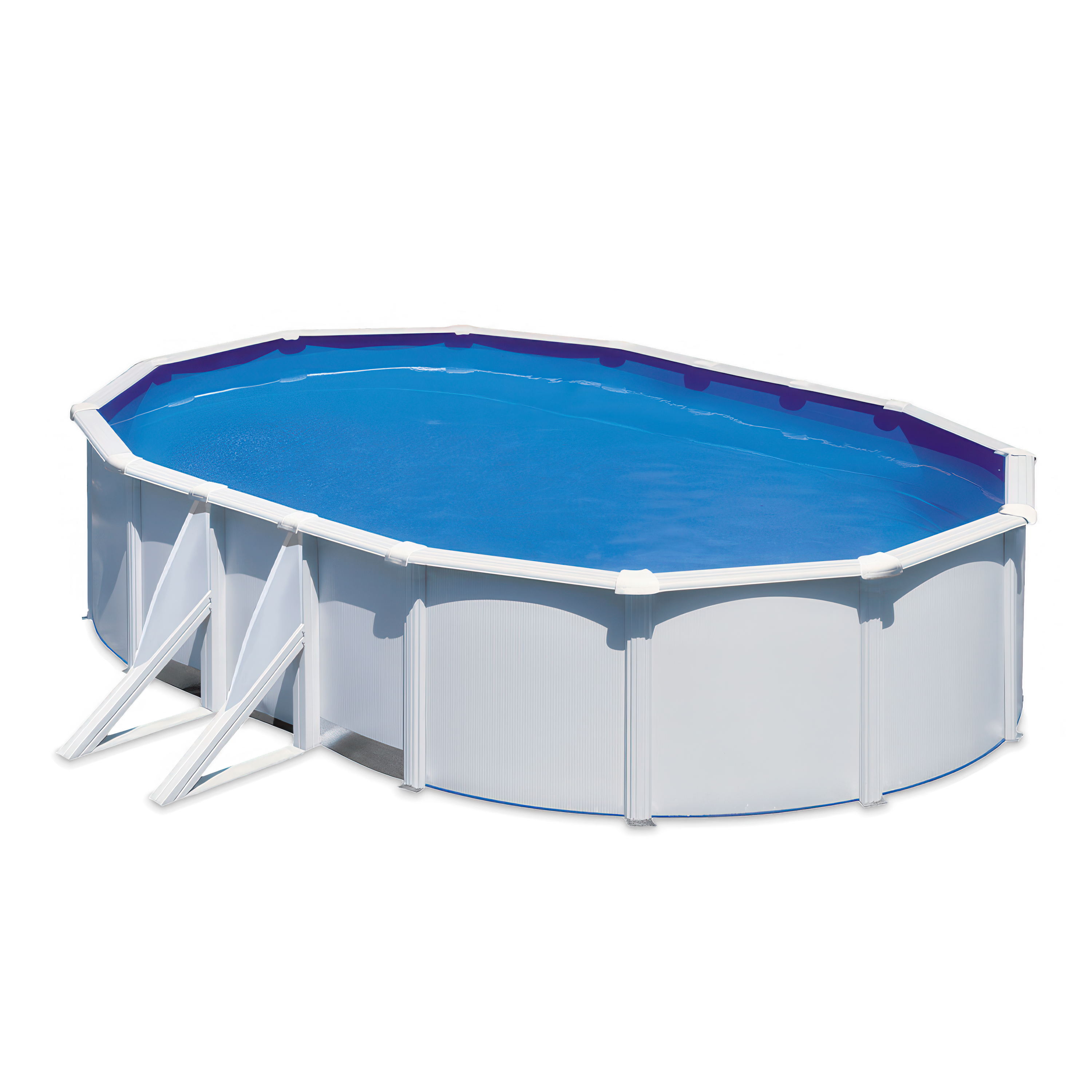 biały basen ogrodowy