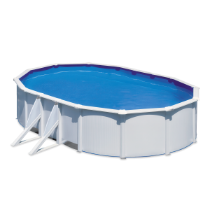 biały basen ogrodowy