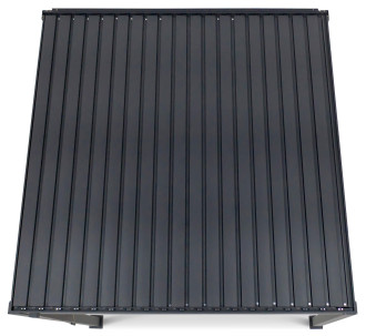 Zamknięty dach pergoli ściennej 3x3 Premium Wall Anthracite - Gutroof