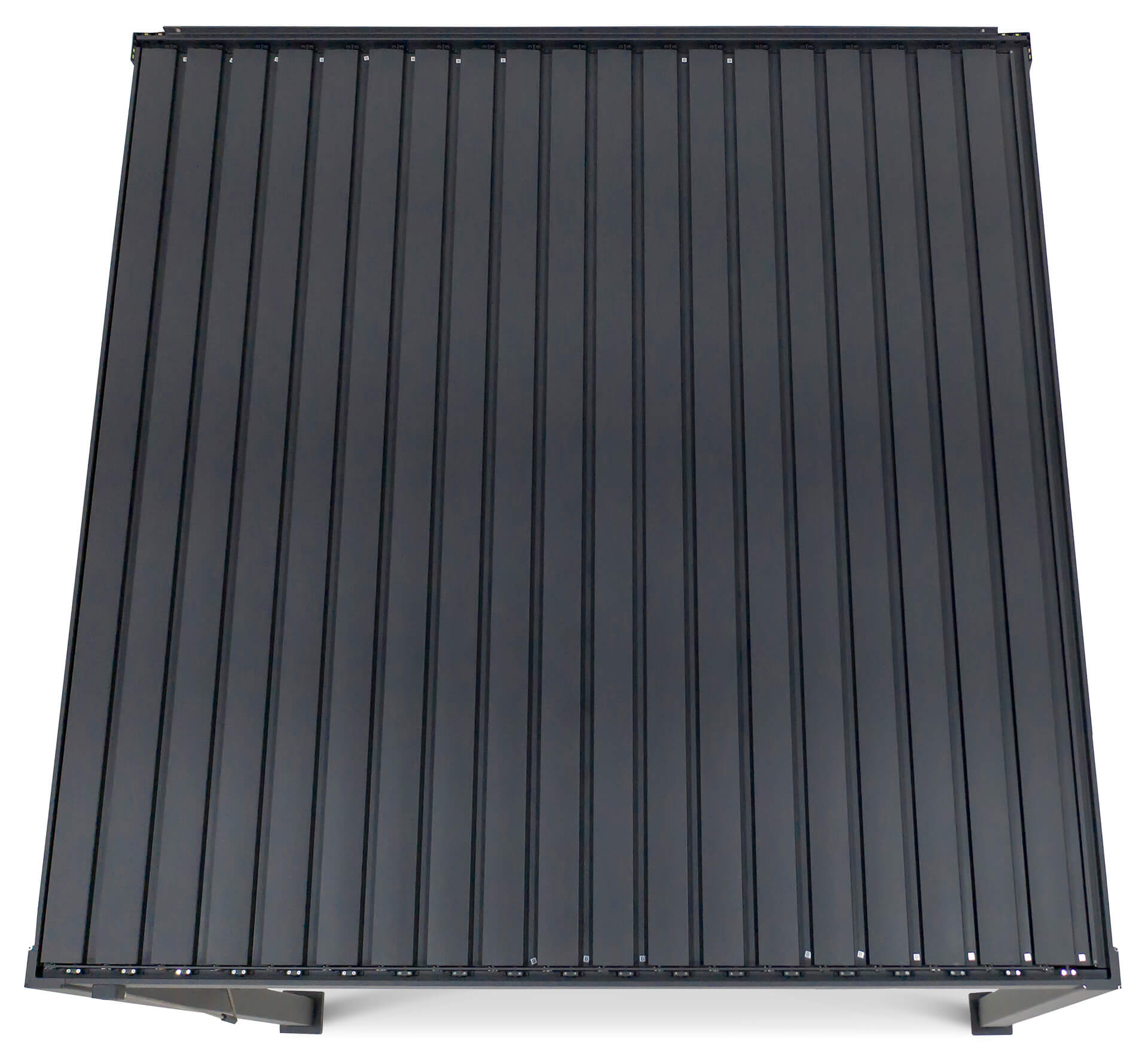 Zamknięty dach pergoli ściennej 3x4 Premium Wall Anthracite - Gutroof