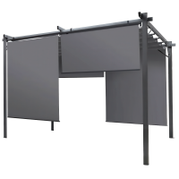 Zadaszenie na taras SPRINT PLUS 3x3 Anthracite/Grey - HARDMAISTER