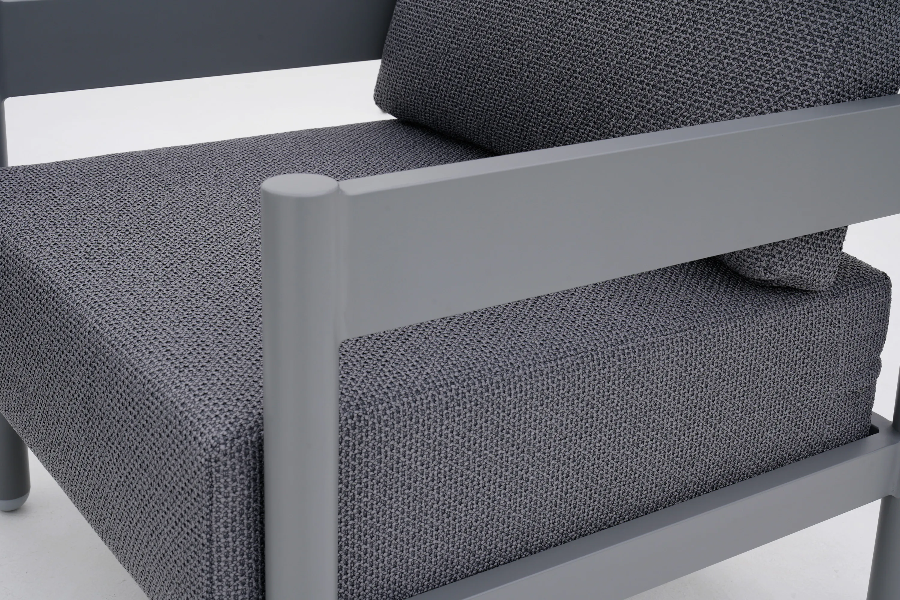 Komplet mebli aluminiowych TREVIO CAFFE Grey - FURRORE