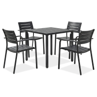 Zestaw do ogrodu MILO/BRIS Black – Bjørkka