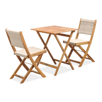Zestaw drewniany na balkon SOMA BALCONY ACACIA WOOD - Bjørkka
