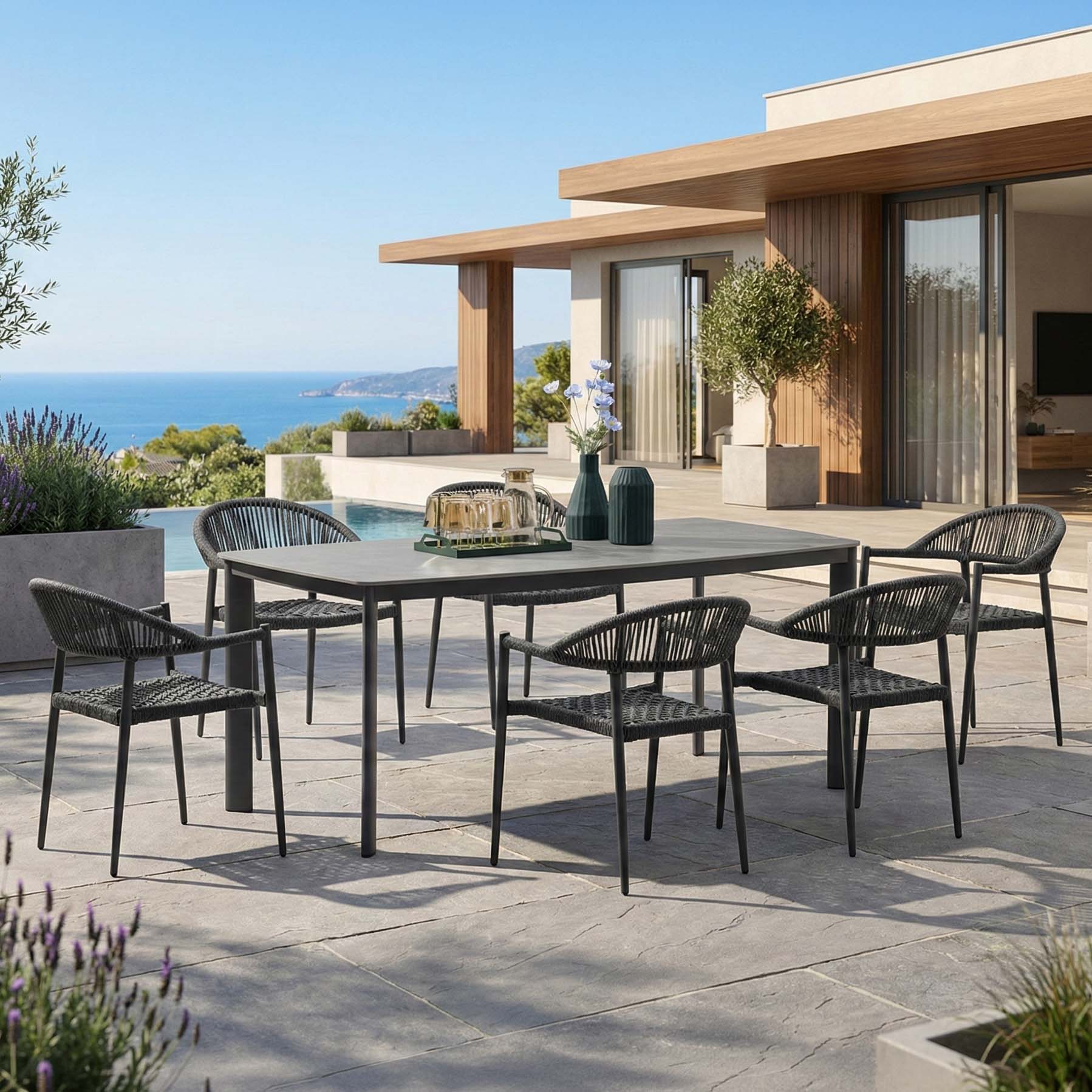 Meble ogrodowe Bologna Brown na taras