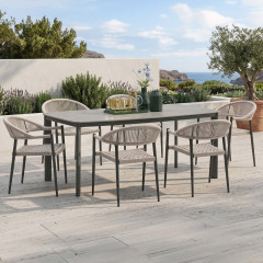 Meble ogrodowe Bologna Brown na taras