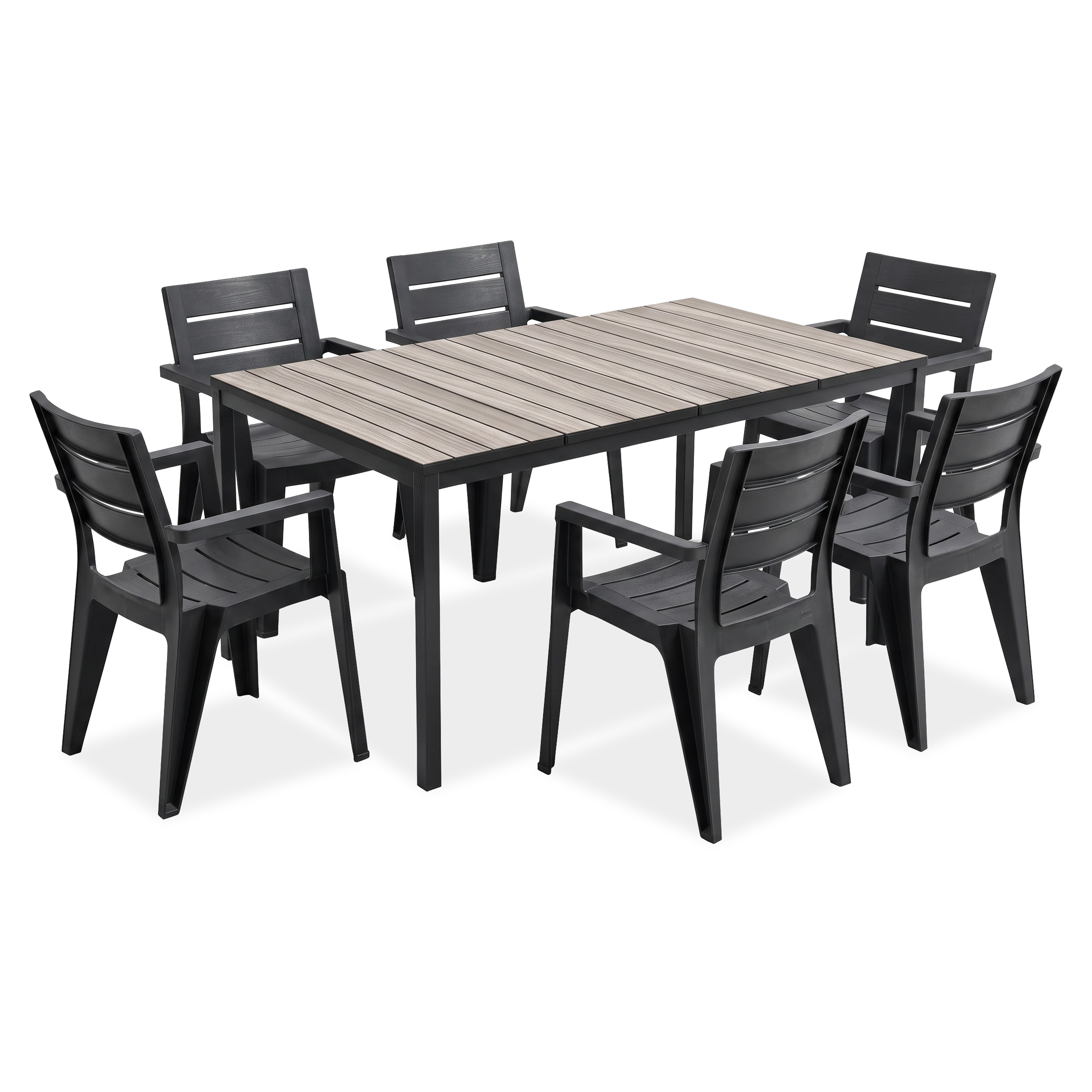 Zestaw jadalniany tarasowy JULIE/PORTO 160 cm Storm Grey - Keter