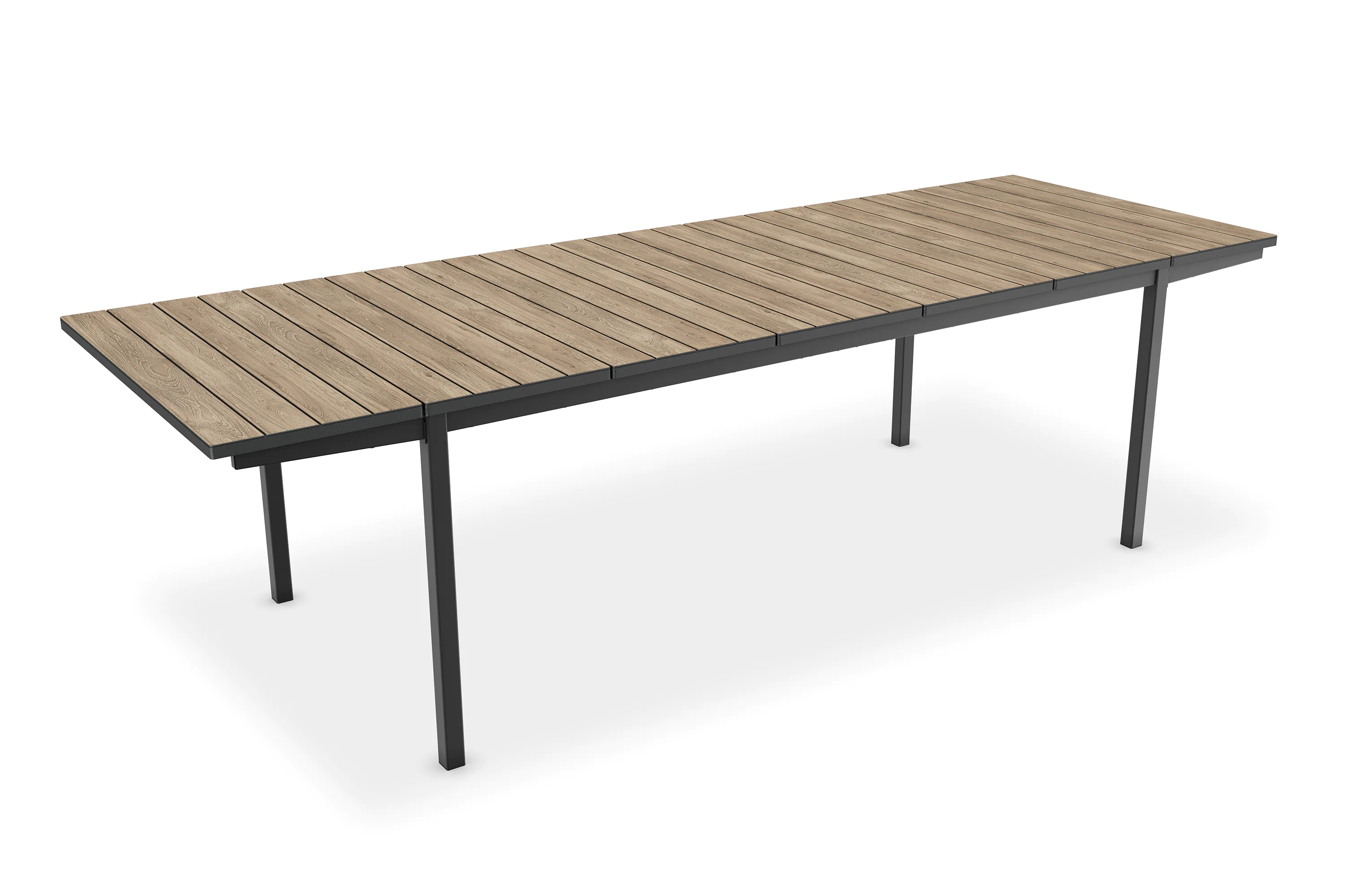 Zestaw mebli do ogrodu PORTO 10+1 GRAPHITE/BL ASHWOOD - KETER