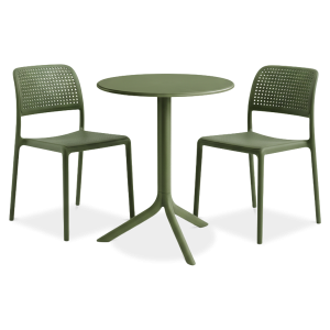 Zestaw mebli BORA BISTROT/SPRITZ 2+1 Agave - Nardi
