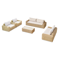 Zestaw mebli ogrodowych na taras JAKARTA CAFFE MAX Beige - Furrore