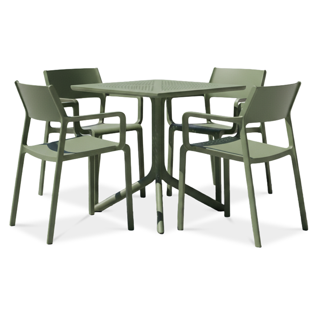 zestaw premium dla czterech osób Nardi Trill Clip Agave 