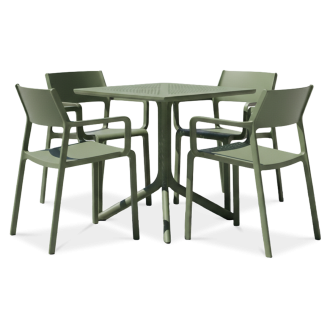 zestaw premium dla czterech osób Nardi Trill Clip Agave